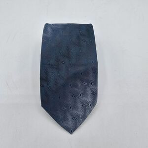 Vtg Wemlon Wash n' Wear Tie Blue Abstract Pattern Polyester Necktie 55.5 x 3in